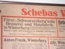 reklama Schwarzenbergskho pivovaru v roce 1938